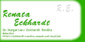 renata eckhardt business card