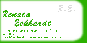 renata eckhardt business card